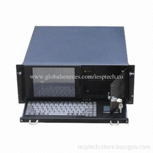 Industrial Computer, 4U Rack Mount/8.4" LCD/Touchscreen/LGA775 CPU/2GB RAM/320GB HDD, All-in-one